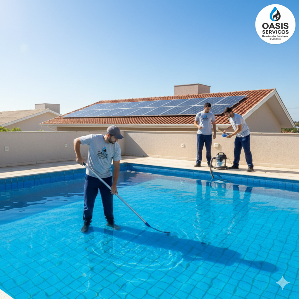 Limpeza e Manutenção de Piscina